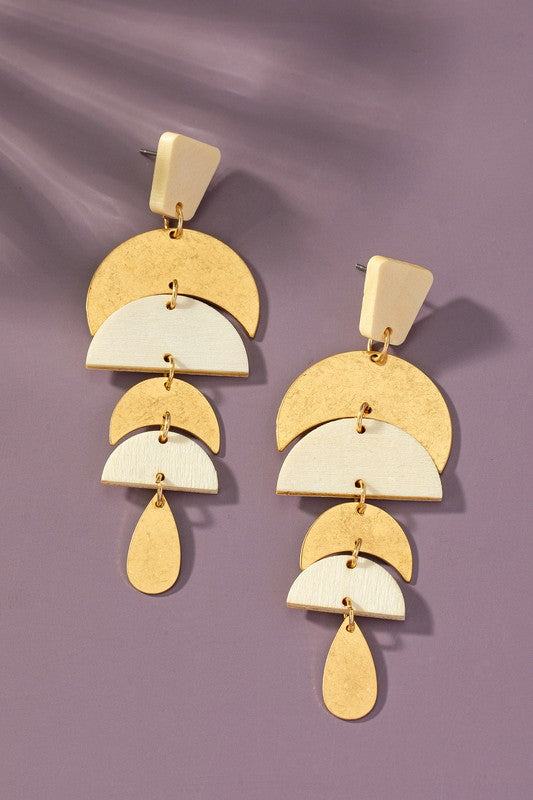 MoonStruck Metallic Arbour Drop Earrings